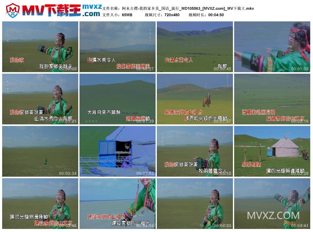 阿木古楞-我的家乡美_国语_流行_MD105563